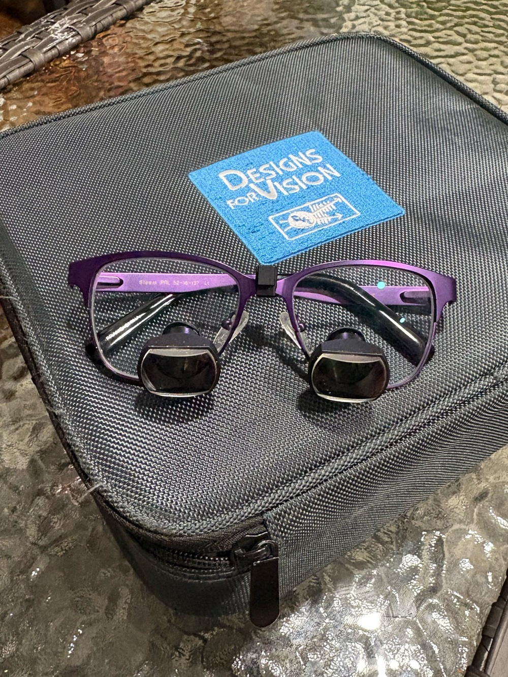 Designs for Vision loupes.